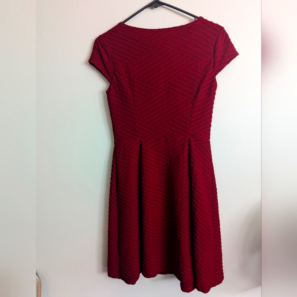 Burgundy Enfocus Studio dress Sz 4